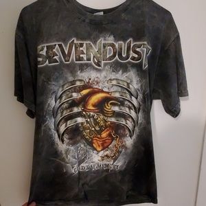Vintage sevendust tshirt